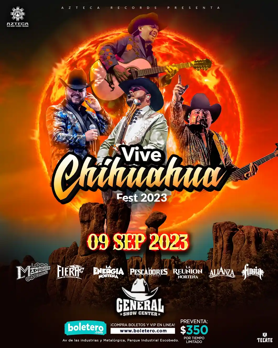 VIVE CHIHUAHUA FEST 2023 Boletero